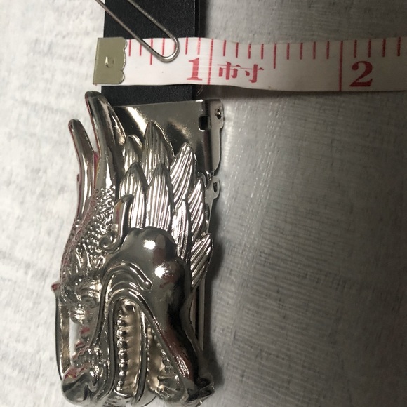 NEW Black Belt - Dragon Vintage Buckle Design - Picture 7 of 8